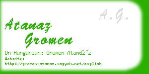 atanaz gromen business card